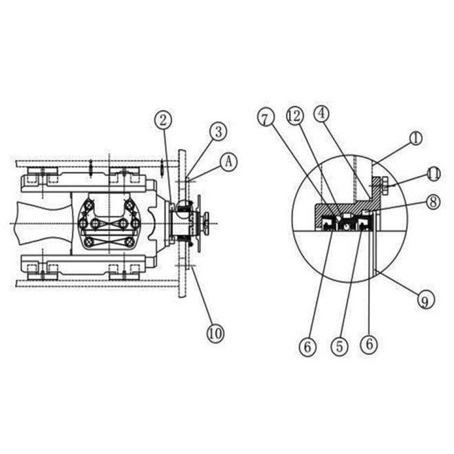 Cross section of Pony Rod