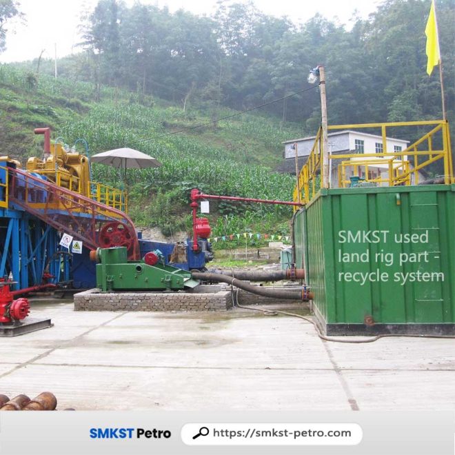 Recycle system - used land rig part