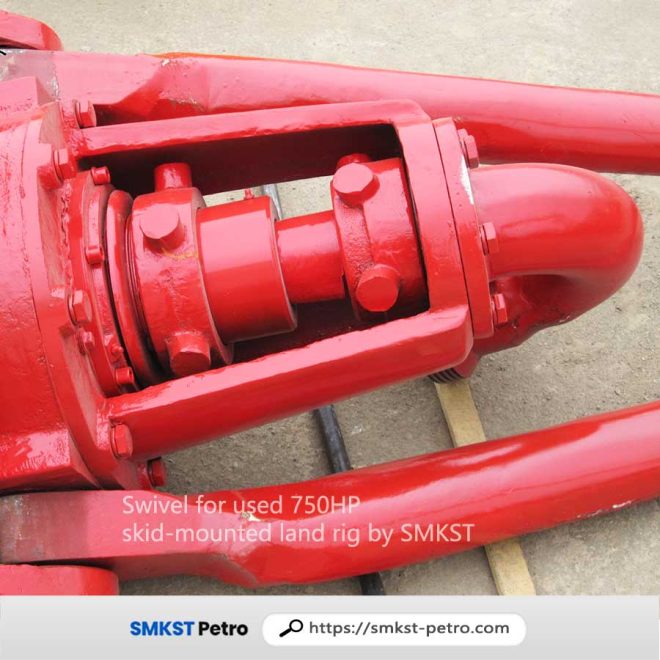 Swivel for used 750HP skid-mounted land rig by SMKST