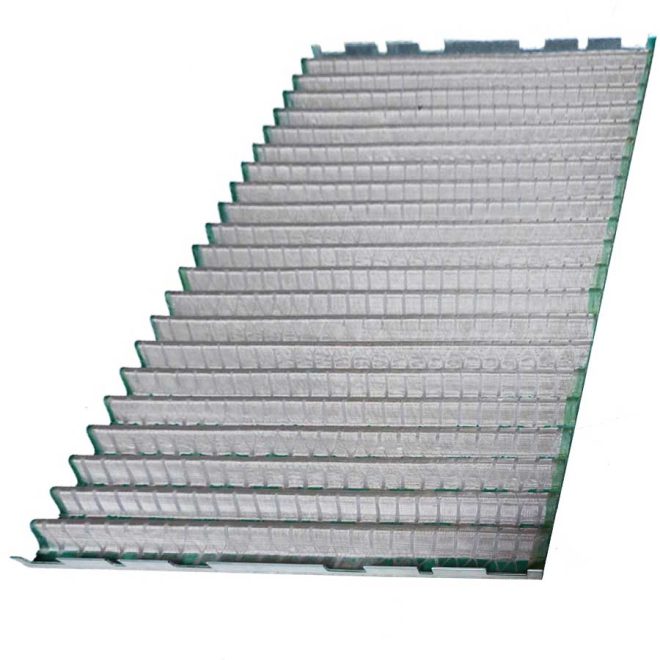 Wave type shale shaker screen