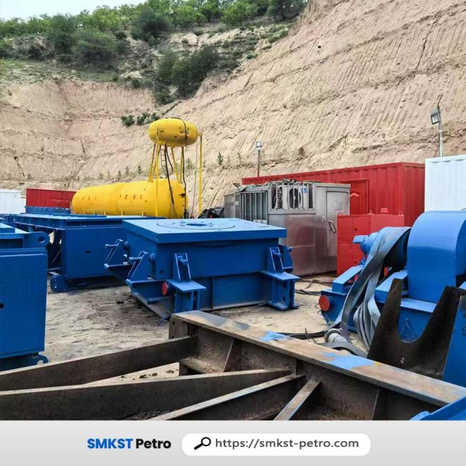 Rotary Table – A key component of the 2000HP used drilling rig from smkst, enabling smooth rotary motion during drilling.